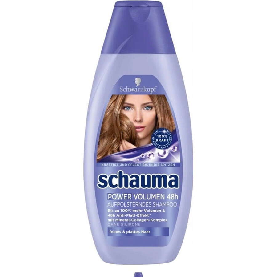 Schauma Power Volume Shampoo 48H 1×400 ml 1×400 ml, shampoo