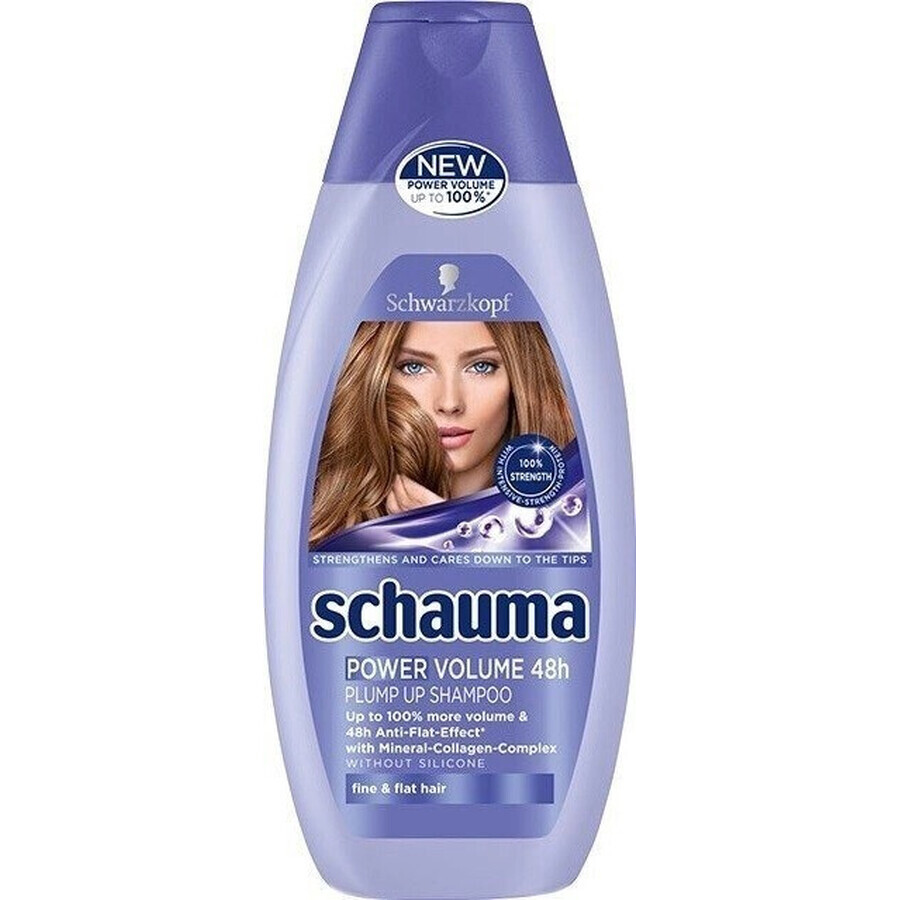 Schauma Power Volume Shampoo 48H 1×400 ml 1×400 ml, shampoo