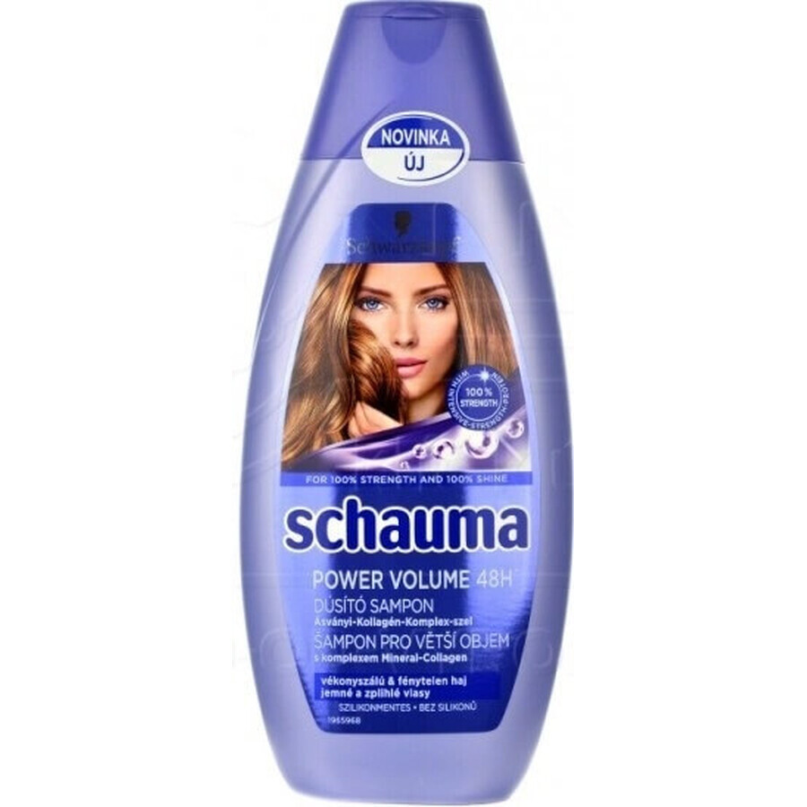 Schauma Power Volume Shampoo 48H 1×400 ml 1×400 ml, shampoo