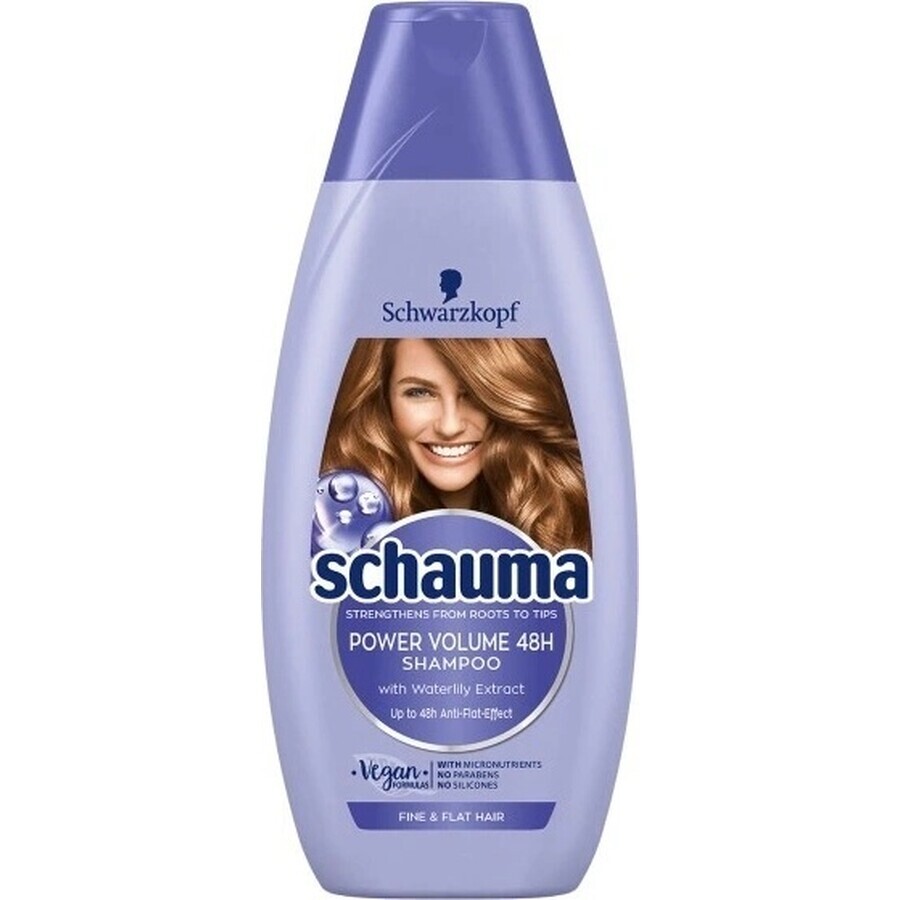 Schauma Power Volume Shampoo 48H 1×400 ml 1×400 ml, shampoo