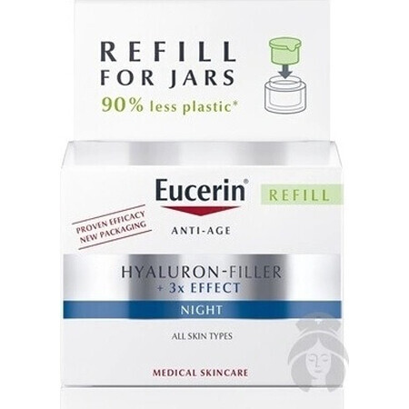 Eucerin HYALURON-FILLER+3xEFFECT Night Cream REFILL 1×50 ml