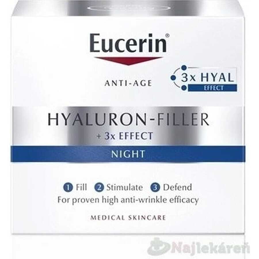 Eucerin HYALURON-FILLER+3xEFFECT Night Cream REFILL 1×50 ml