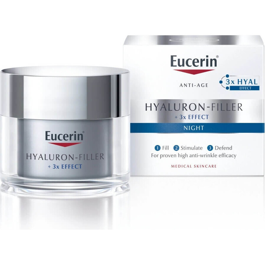 Eucerin HYALURON-FILLER+3xEFFECT Night Cream REFILL 1×50 ml