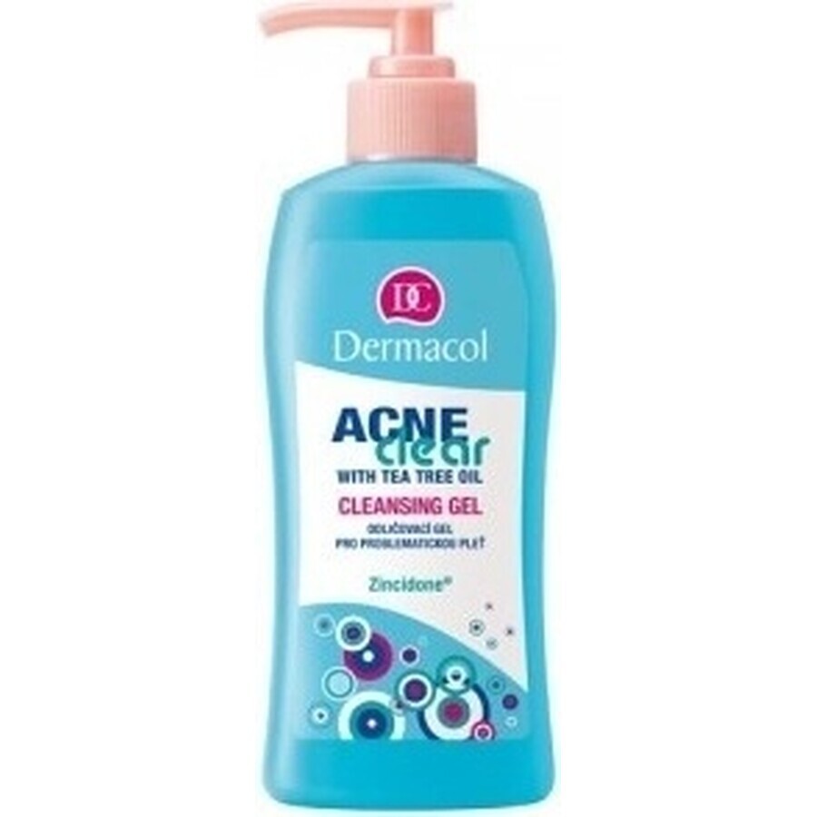 DERMACOL ACNECLEAR Reinigungsgel 1×200 ml, Reinigungsgel