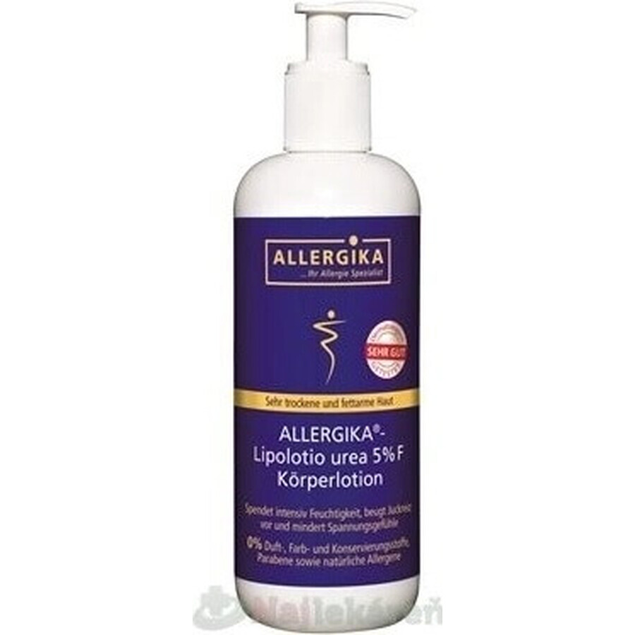 ALLERGIKA Lipolotio urea 5% 1×200 ml, crème pour peaux atopiques