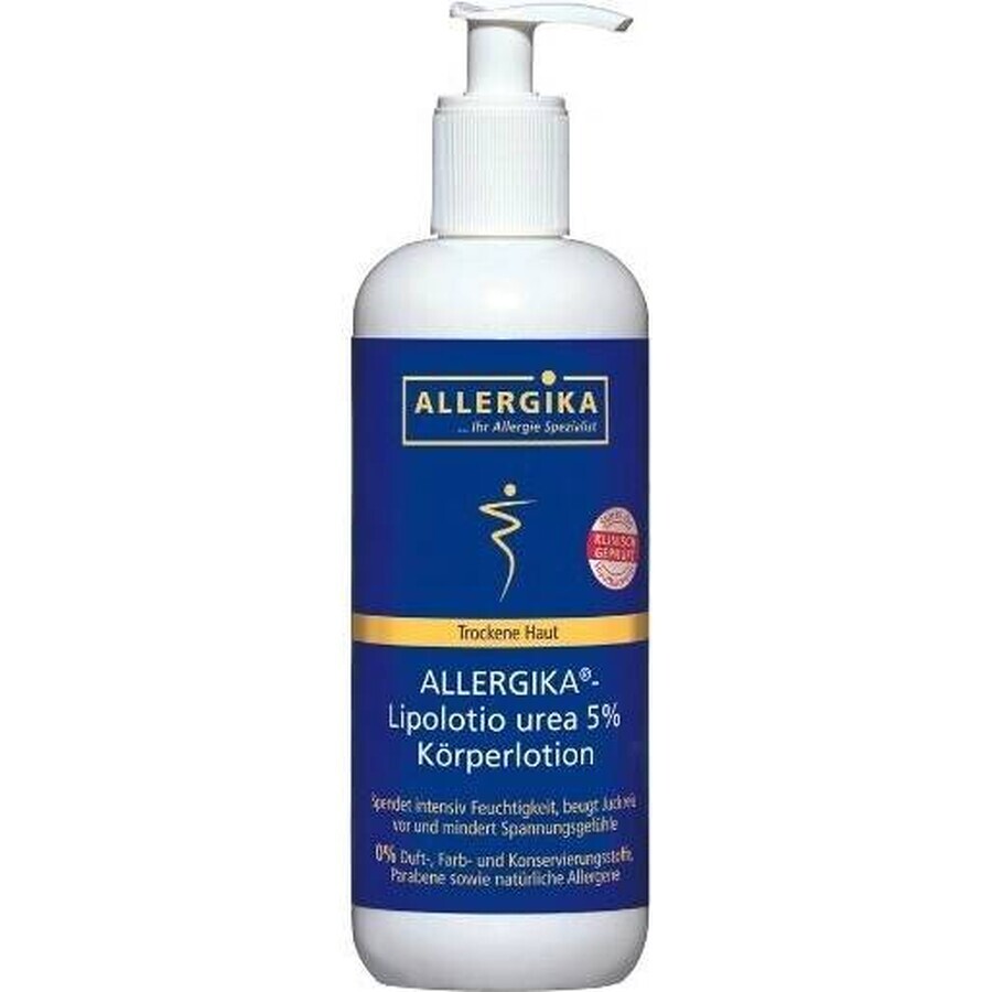 ALLERGIKA Lipolotio urea 5% 1×200 ml, crème pour peaux atopiques