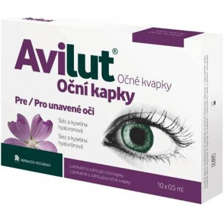 AVILUT Collirio 10×0,5 ml, sollievo per gli occhi