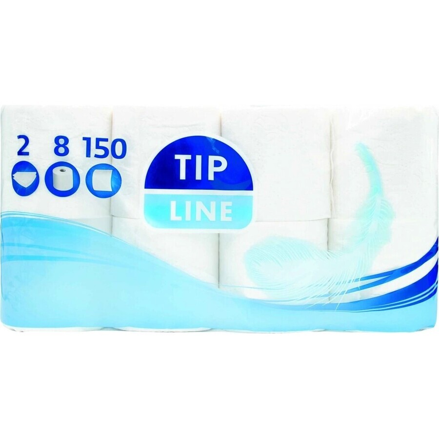 Type Line Toilet Tiss Tissue 8x150utr. 2vr. 2 pcs. 1×8, Toilet Tissue 2 ply