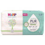 HiPP Babysanft Salviette detergenti morbide e pure 3 x 48 pezzi 3×48 pezzi 3×48 pezzi, salviette umidificate