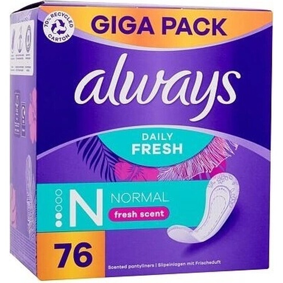 Always Intimates 76 pcs Always Intimates 1×74 pcs, underwear