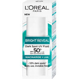 L'Oréal Paris Bright Reveal fluido de día anti-UV SPF 50+ contra las manchas oscuras 1×50 ml, crema de día