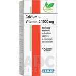 GENERICA Calcium + Vitamine C 1000 mg 1×10 tbl, voedingssupplement