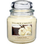 Village Candle Candela profumata in bottiglia - Creamy Vanilla - Gelato alla vaniglia, media 1×1 pz.