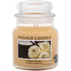 Village Candle Candela profumata in bottiglia - Creamy Vanilla - Gelato alla vaniglia, media 1×1 pz.