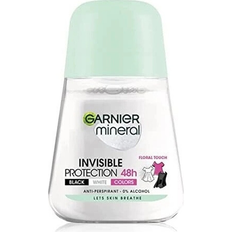 Garnier Invisible 48h 1×50 ml, perla antitraspirante contro le macchie