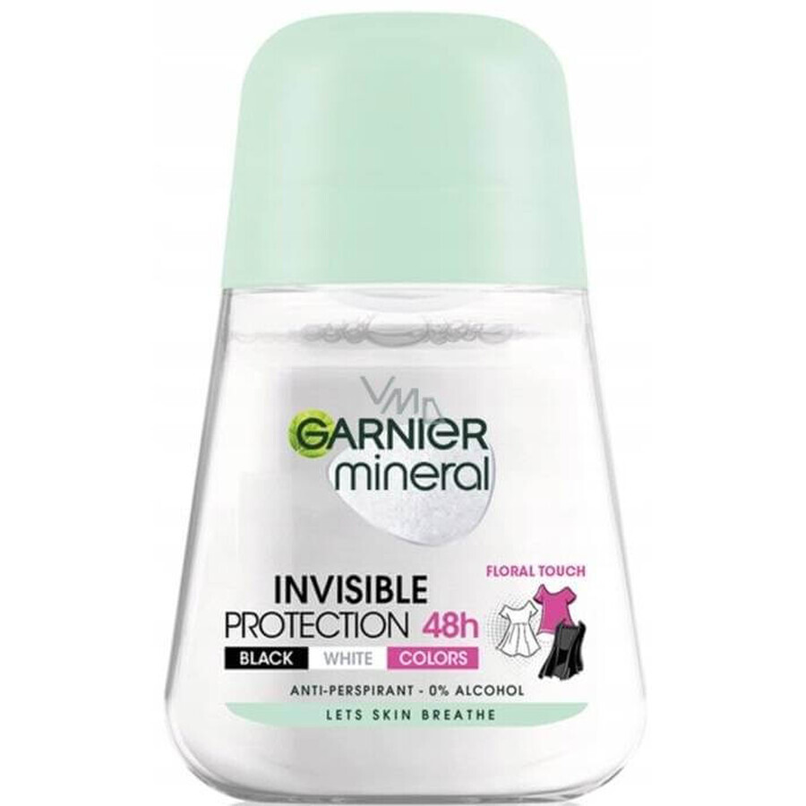 Garnier Invisible 48h 1×50 ml, perla antitraspirante contro le macchie