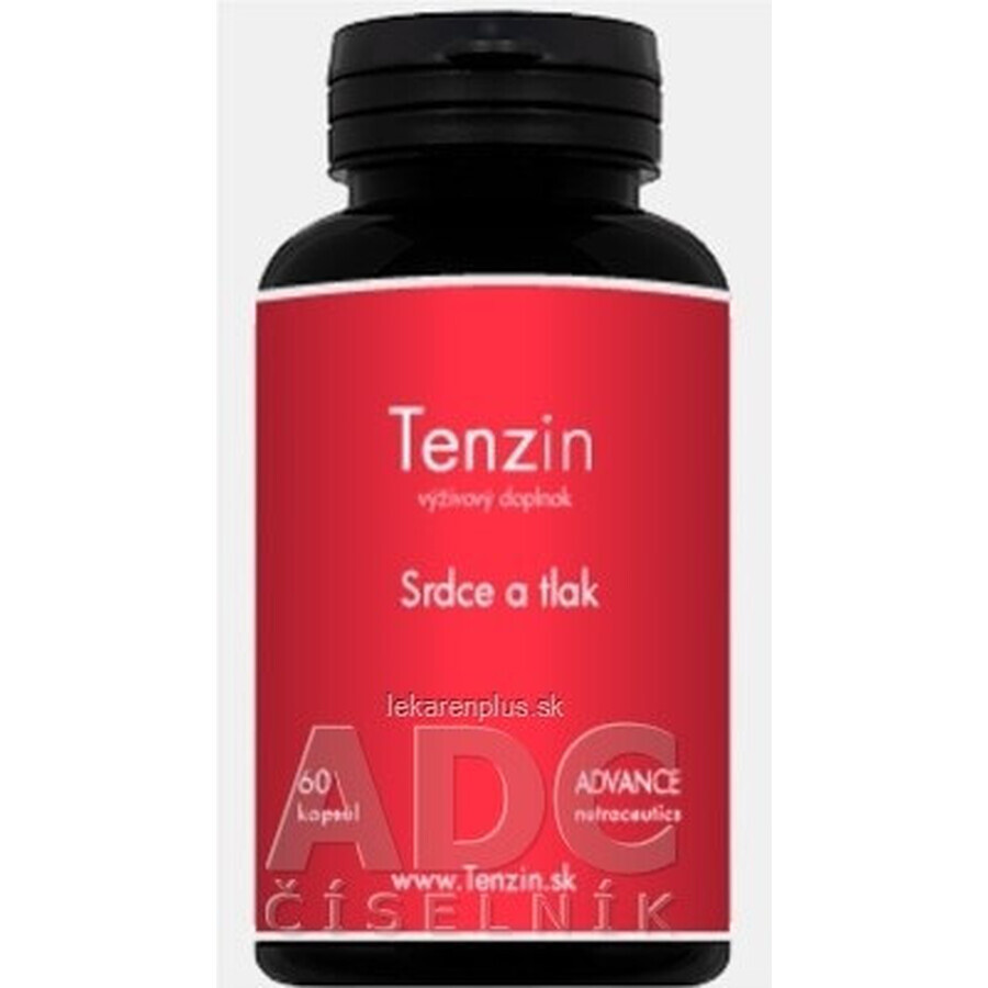 Tenzin 60 cps - voor een gezond hart en bloeddruk 1×60 cps, voedingssupplement