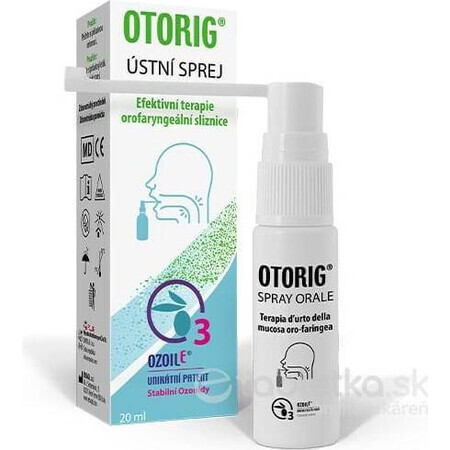 Ozonide OTORIG spray oral 1×20 ml, spray oral