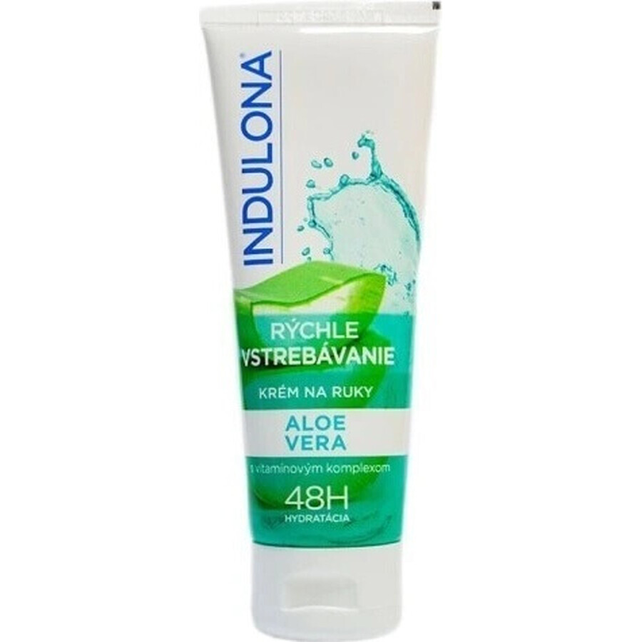 INDULONA Cremă de mâini cu absorbție rapidă cu Aloe vera, 1x50 ml