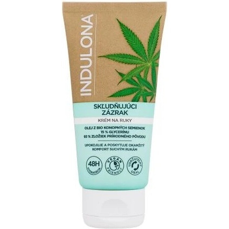 INDULONA Cremă de mâini cu absorbție rapidă cu Aloe vera, 1x50 ml