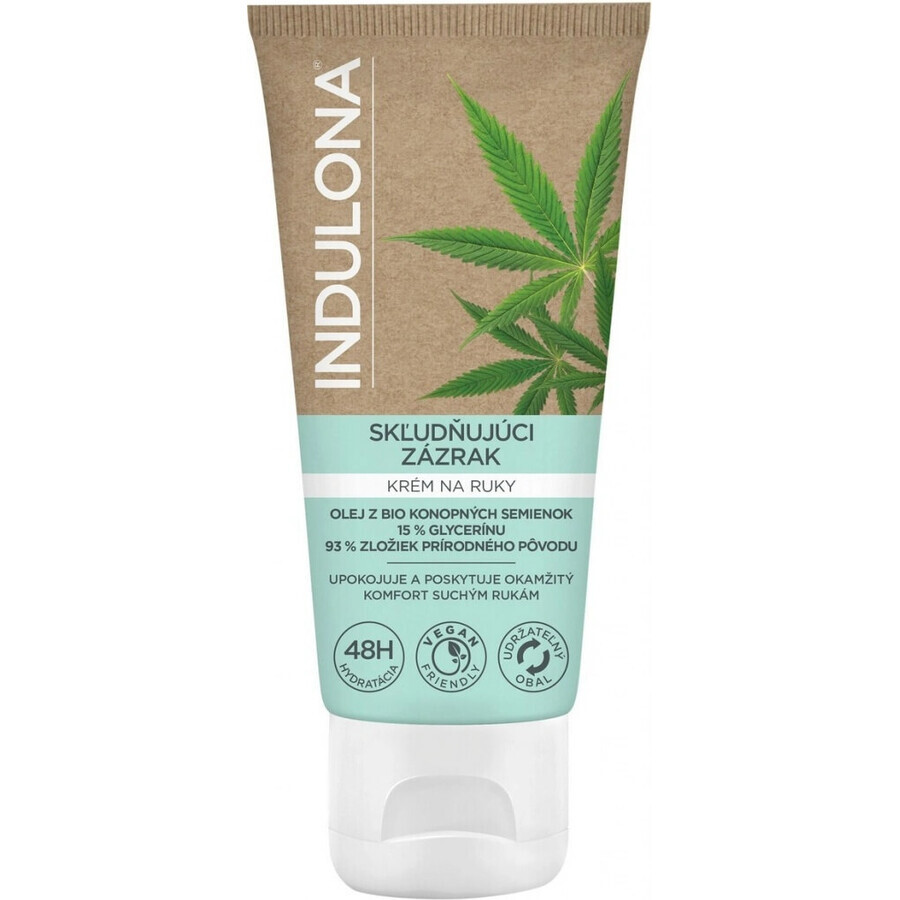 INDULONA Cremă de mâini cu absorbție rapidă cu Aloe vera, 1x50 ml