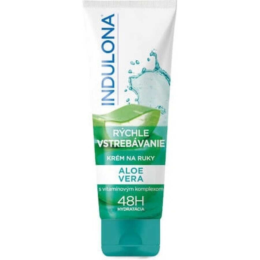 INDULONA Cremă de mâini cu absorbție rapidă cu Aloe vera, 1x50 ml