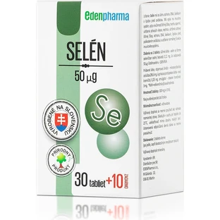 EDENPharma SELEN 50 μg 1×40 tbl, food supplement