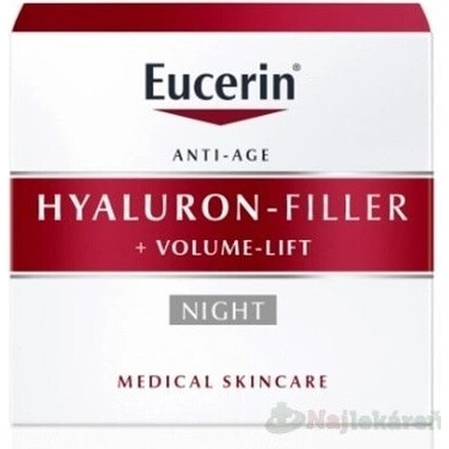 Eucerin HYALURON-FILLER+Volume-Lift Night Cream 1×50 ml, Anti-Aging