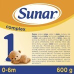 Sunar Complex 1 6×600 g, milk for infants from birth