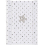 CEBA Tapis de remplacement à deux faces avec panneau solide (50x70) Comfort Stars gris 1×1 pc