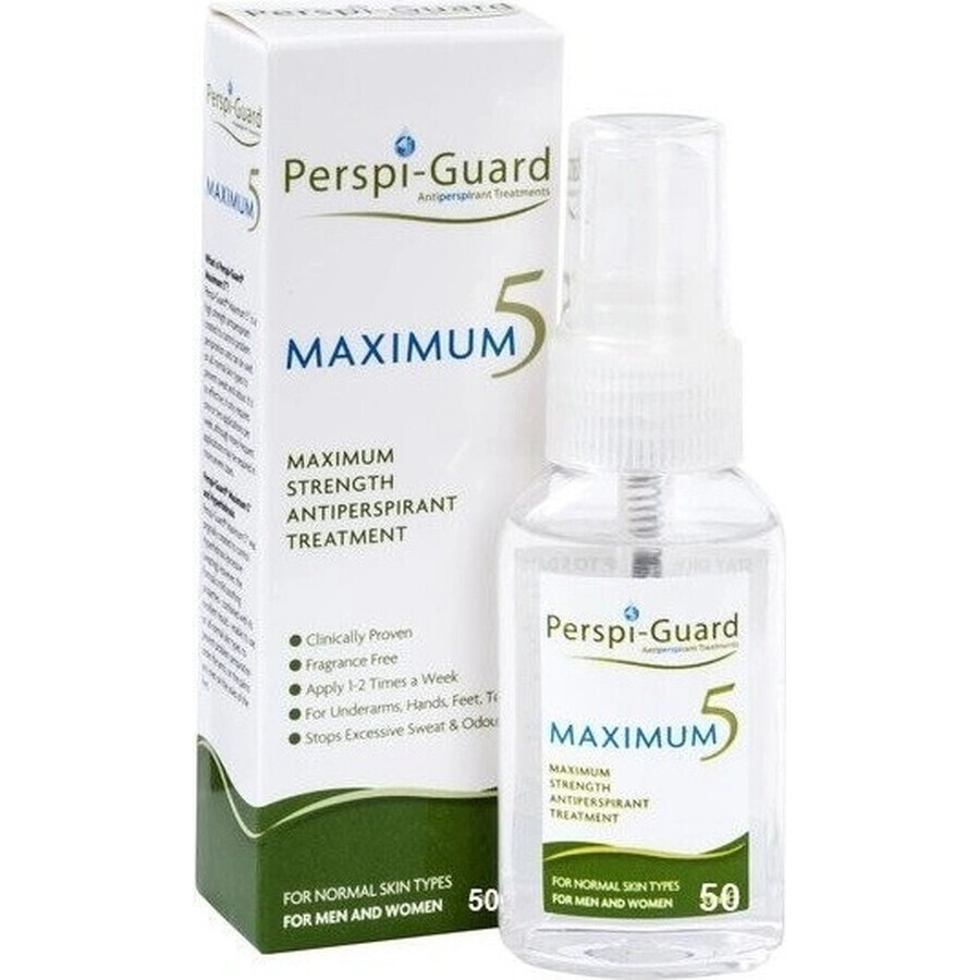 Perspi-Guard MAXIMUM 5 1×50 ml, antitranspiratiemiddel