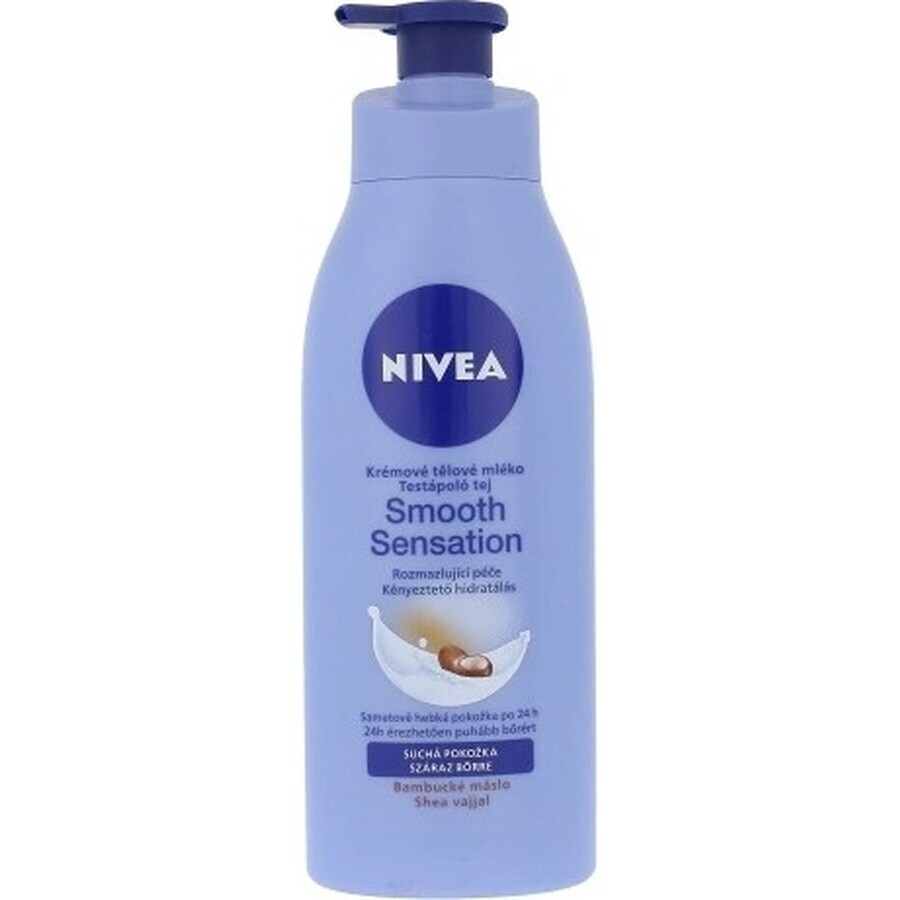 NIVEA BODY CREAM MILK Smooth Sensation 1×400 ml, loțiune de corp