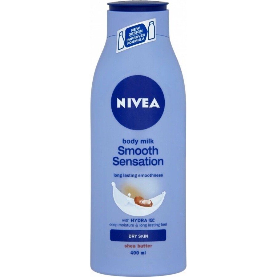 NIVEA BODY CREAM MILK Smooth Sensation 1×400 ml, loțiune de corp