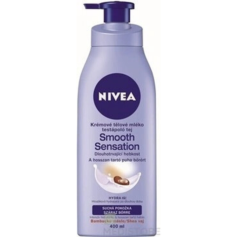 NIVEA BODY CREAM MILK Smooth Sensation 1×400 ml, loțiune de corp