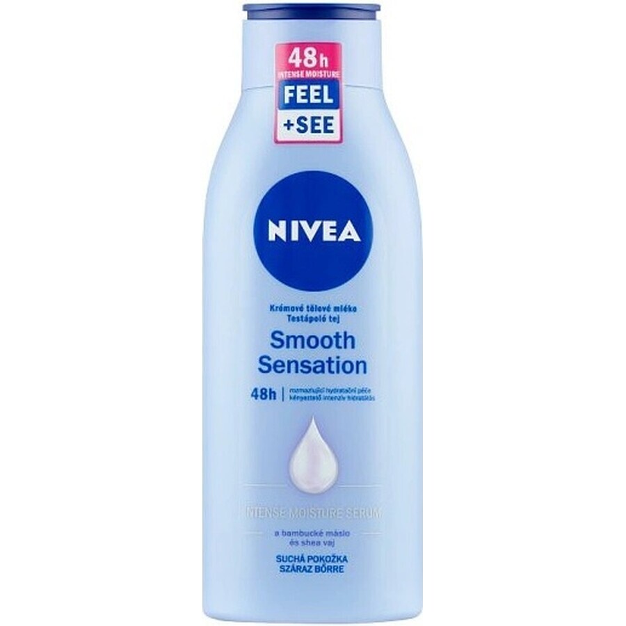 NIVEA BODY CREAM MILK Smooth Sensation 1×400 ml, loțiune de corp