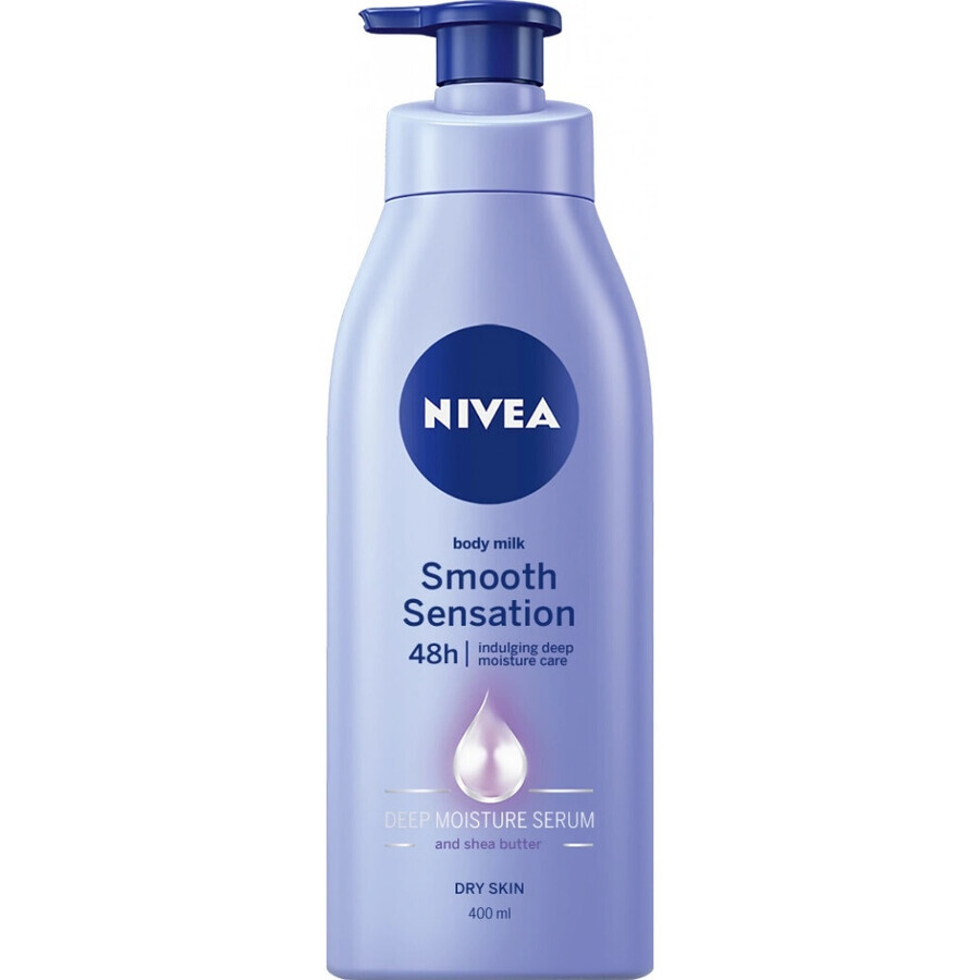 NIVEA BODY CREAM MILK Smooth Sensation 1×400 ml, loțiune de corp