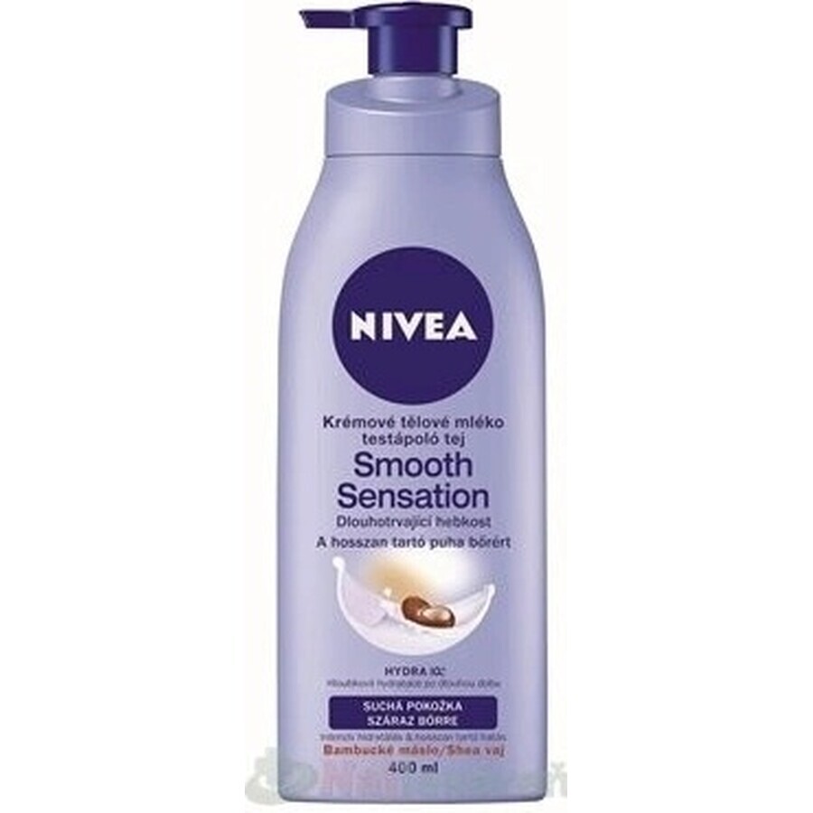 NIVEA BODY CREAM MILK Smooth Sensation 1×400 ml, loțiune de corp