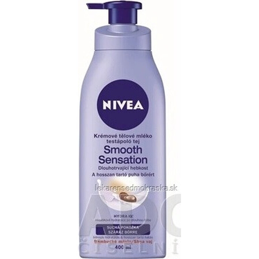 NIVEA BODY CREAM MILK Smooth Sensation 1×400 ml, loțiune de corp