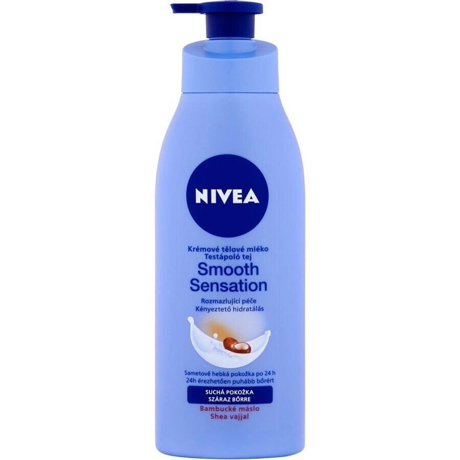 NIVEA BODY CREAM MILK Smooth Sensation 1×400 ml, loțiune de corp