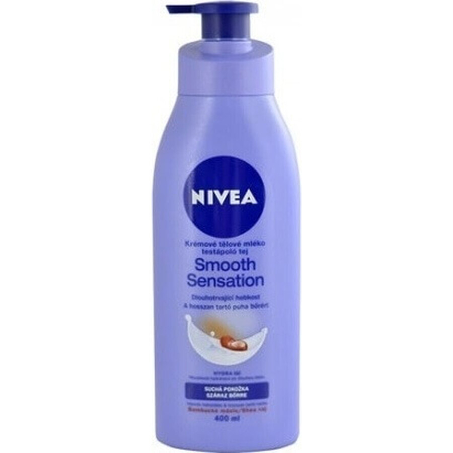 NIVEA BODY CREAM MILK Smooth Sensation 1×400 ml, loțiune de corp