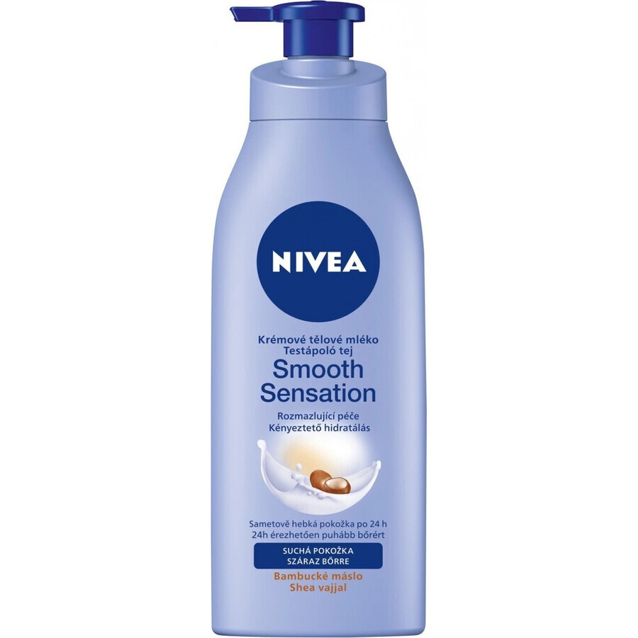 NIVEA BODY CREAM MILK Smooth Sensation 1×400 ml, loțiune de corp