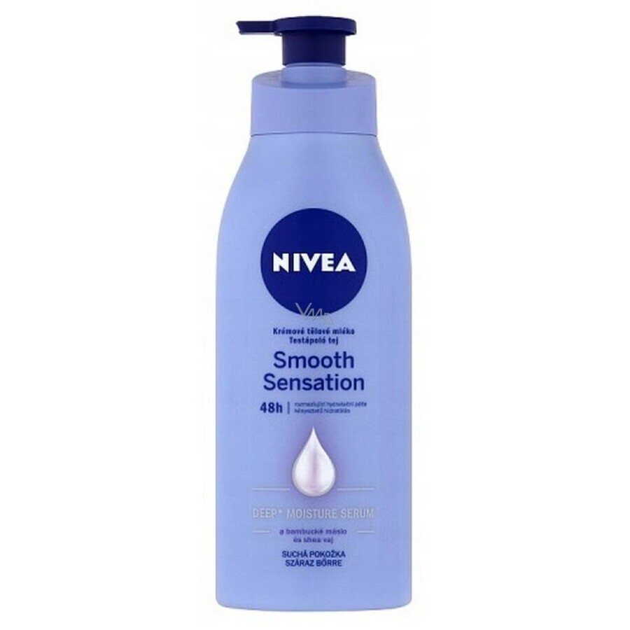 NIVEA BODY CREAM MILK Smooth Sensation 1×400 ml, loțiune de corp