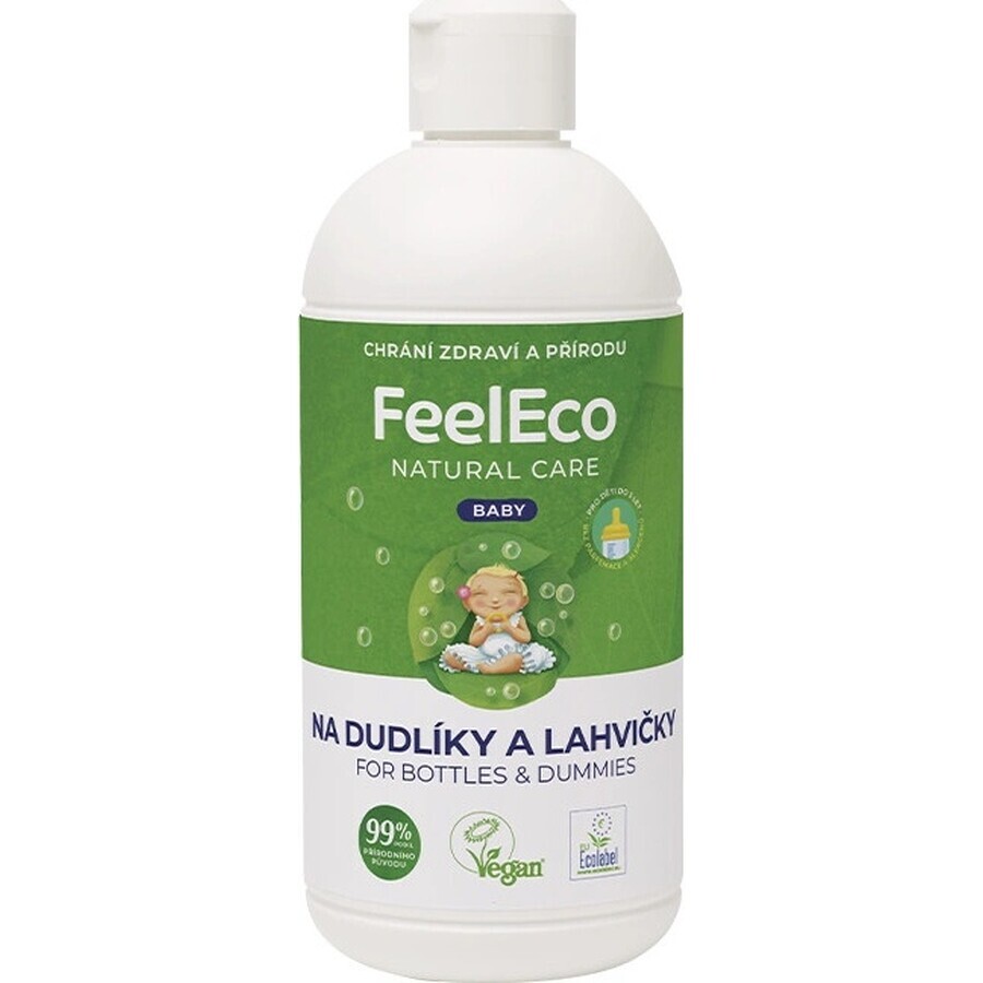 Feel Eco Voor fopspenen en flessen 1×500 ml, babywasmiddel