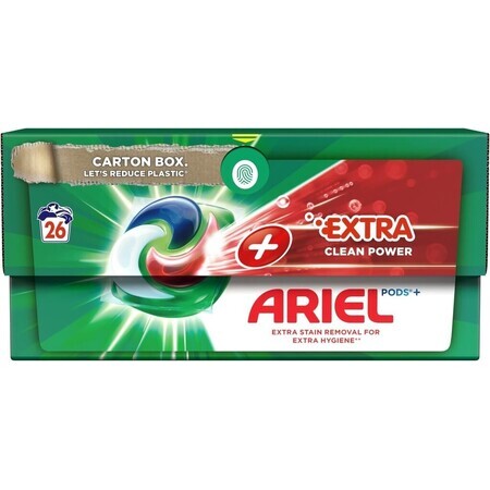 Ariel All-in-1 PODS All-in-1 PODS Extra Schoon, Wasgelcapsules, 26 was 1×26 stuks, Wasgelcapsules