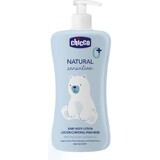 CHICCO Natural Sensation bodymilk met sheaboter en vitamine E 500ml, 0m+ 1×500ml, bodymilk voor kinderen