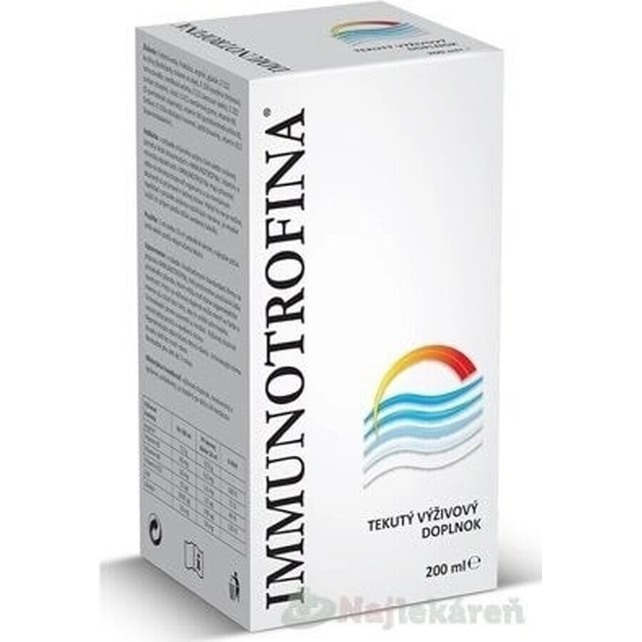 IMMUNOTROPHINE 1×200 ml, complément alimentaire