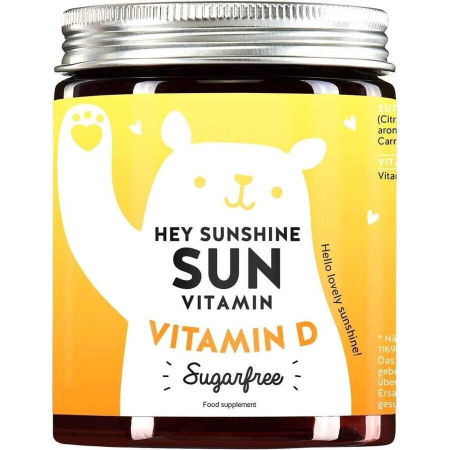 Bären mit Nutzen Hey Sunshine complex mit Vitamin D3 zuckerfrei 1×60 Stück, Vitamin D3