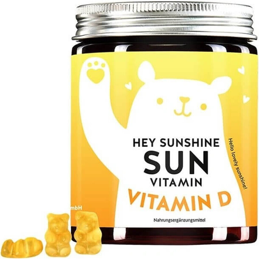 Bären mit Nutzen Hey Sunshine complex mit Vitamin D3 zuckerfrei 1×60 Stück, Vitamin D3