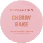 Revolution, Cherry Bake Loose Powder & Puff 1×3,2 g, pudră