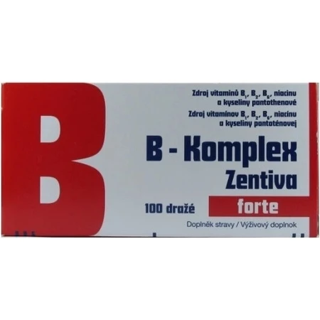 B-Komplex Zentiva forte 100 tbl 1×100 tbl, vitamine B